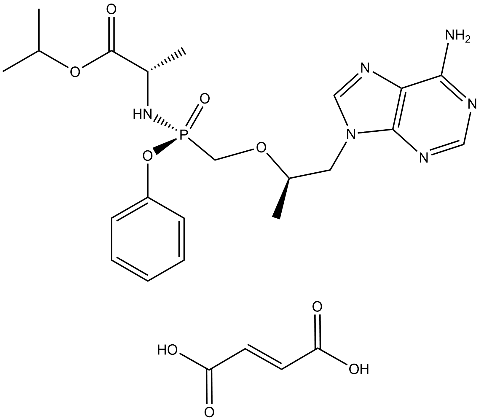 Tenofovir alafenamide fumarate
