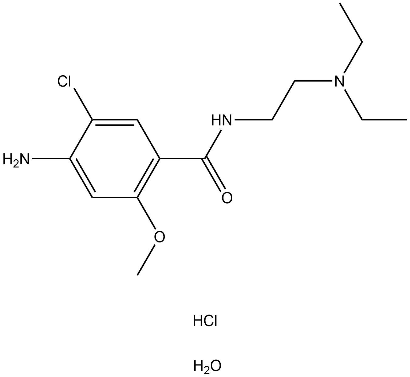 Metoclopramide hydrochloride hydrate