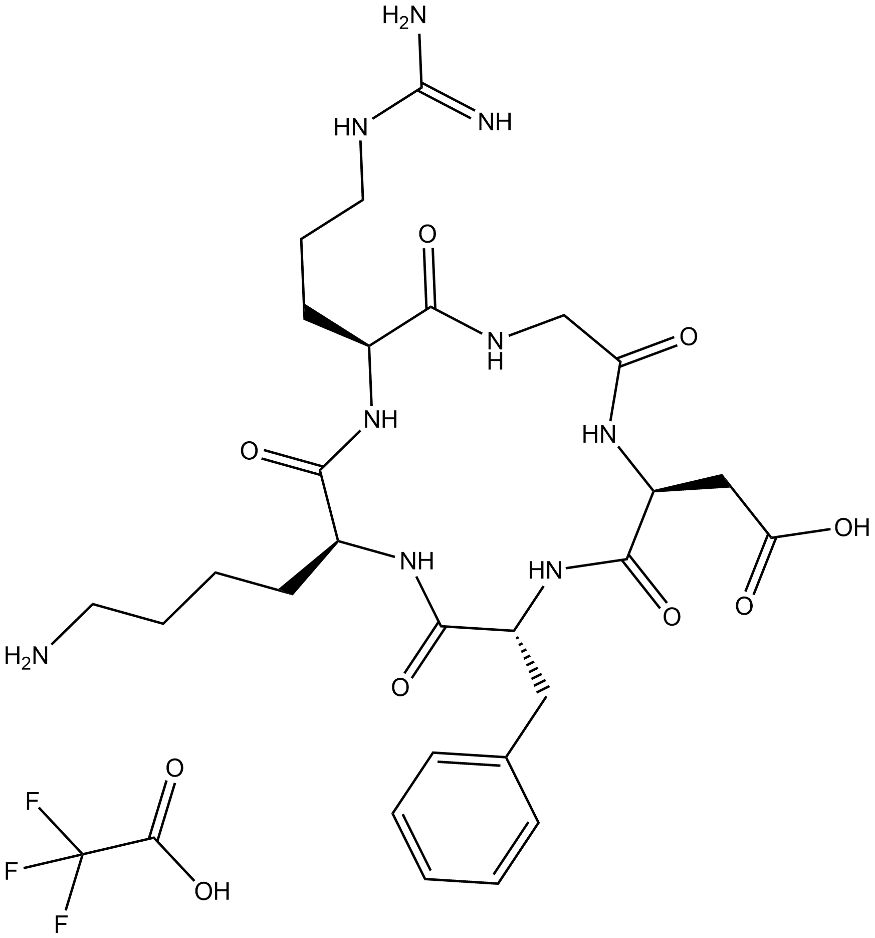 Cyclo(-RGDfK) TFA