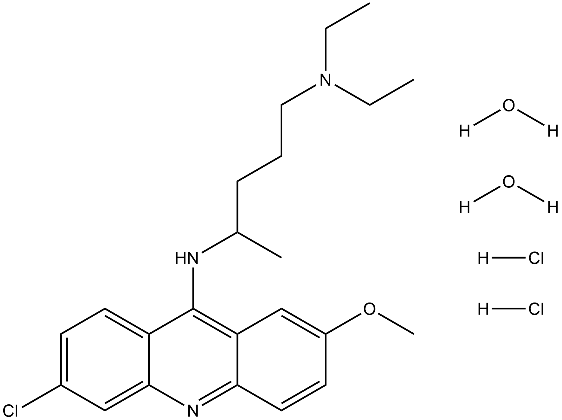 Quinacrine 2HCl Dihydrate