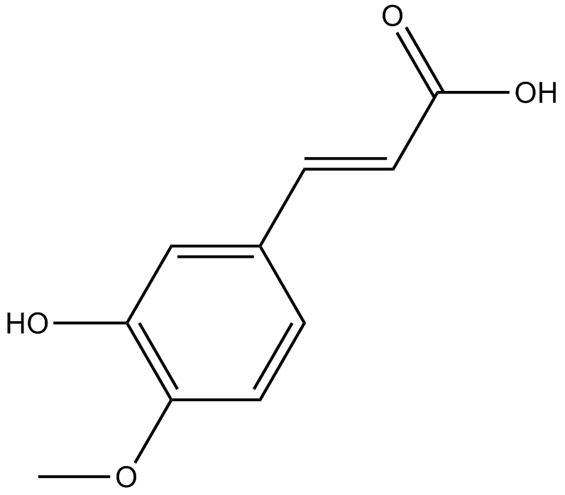 3-Hydroxy-4-methoxycinnamic acid
