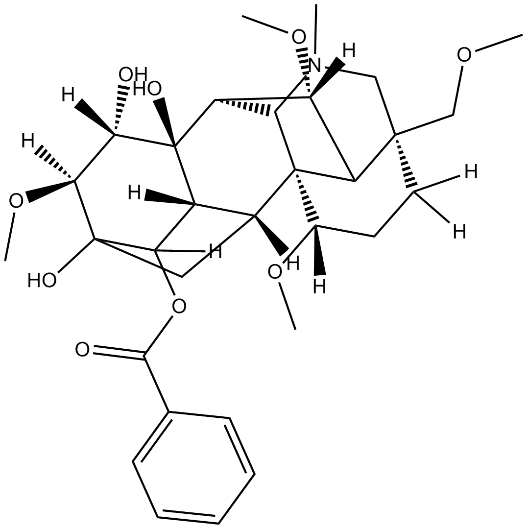 Benzoylhypaconitine