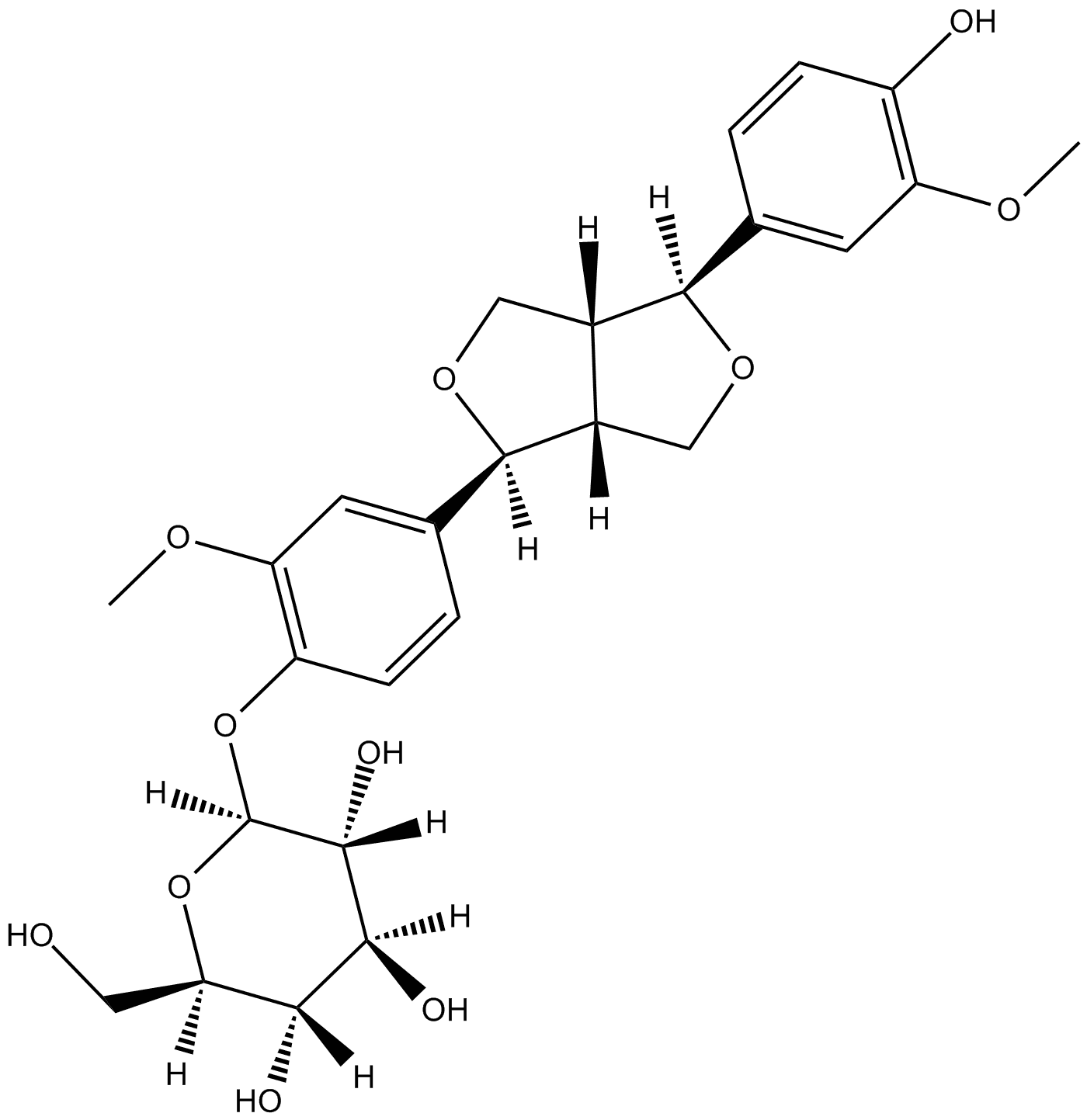 (+)-Piresil-4-O-beta-D-glucopyraside