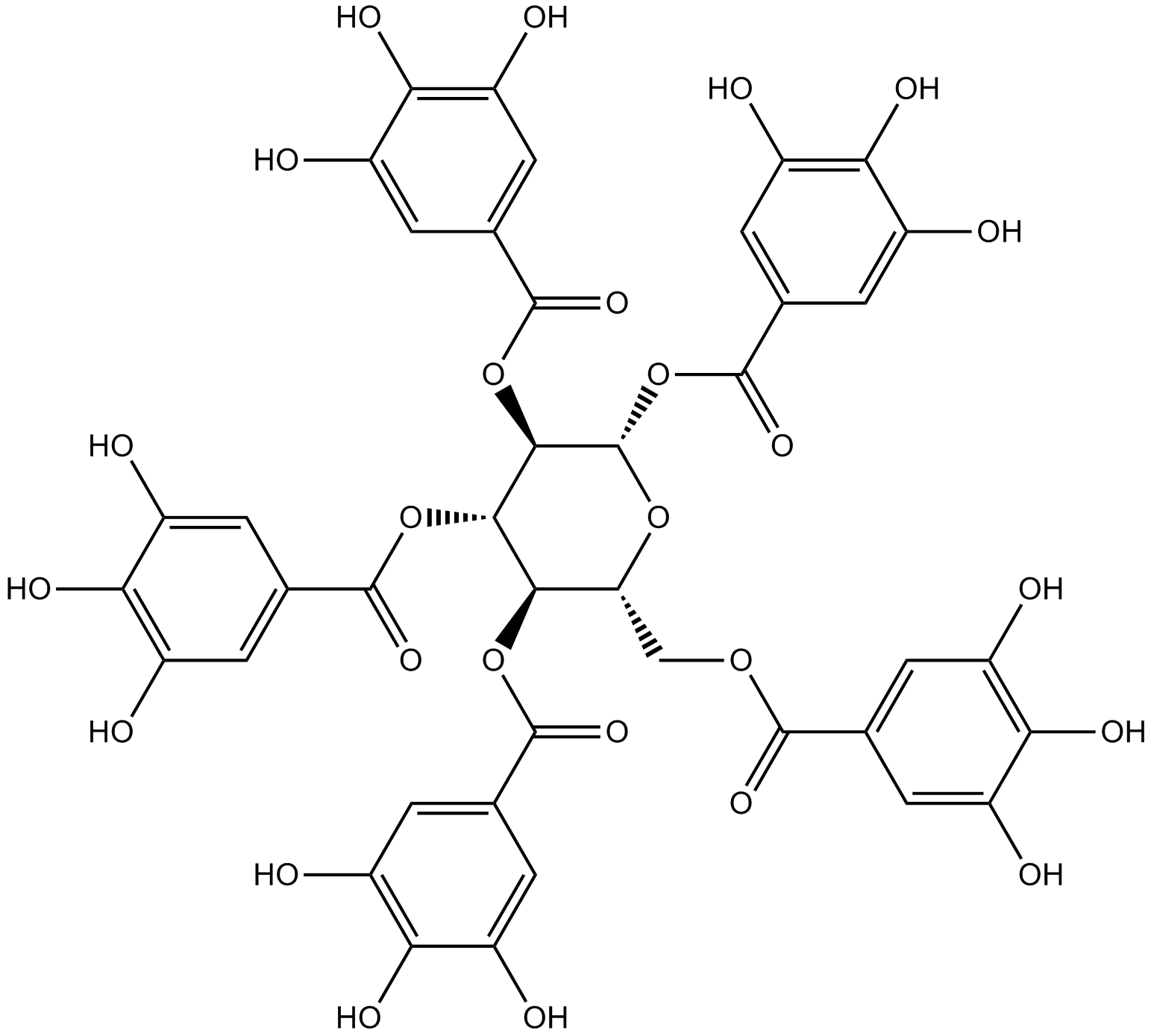 1,2,3,4,6-pentagalloylglucose