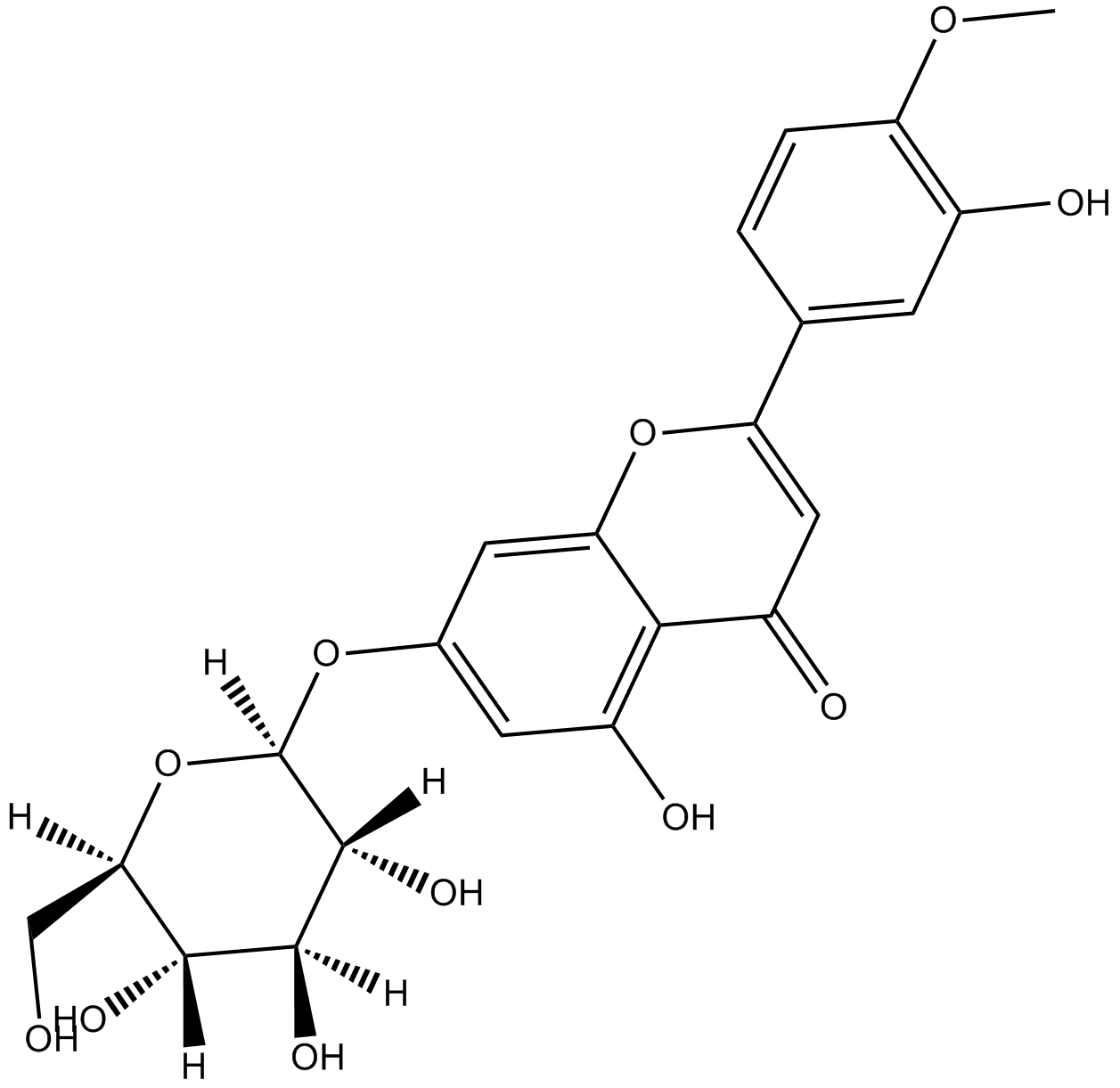 Diosmetin-7-O-β-D-glucopyranoside
