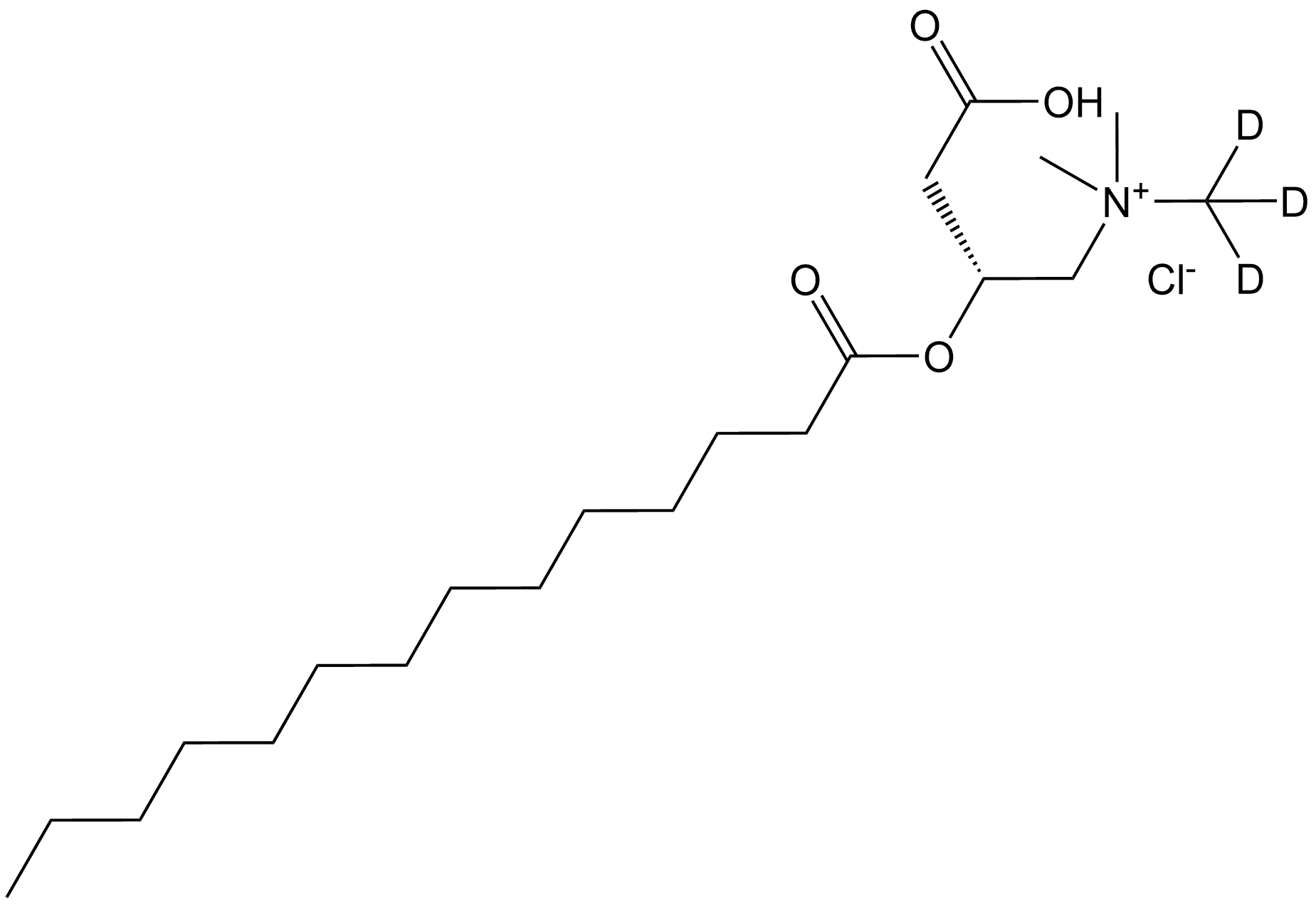 Tetradecanoyl carnitine-d3 HCl