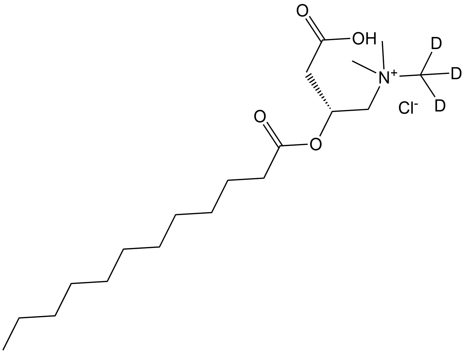 Dodecanoyl carnitine-d3 HCl
