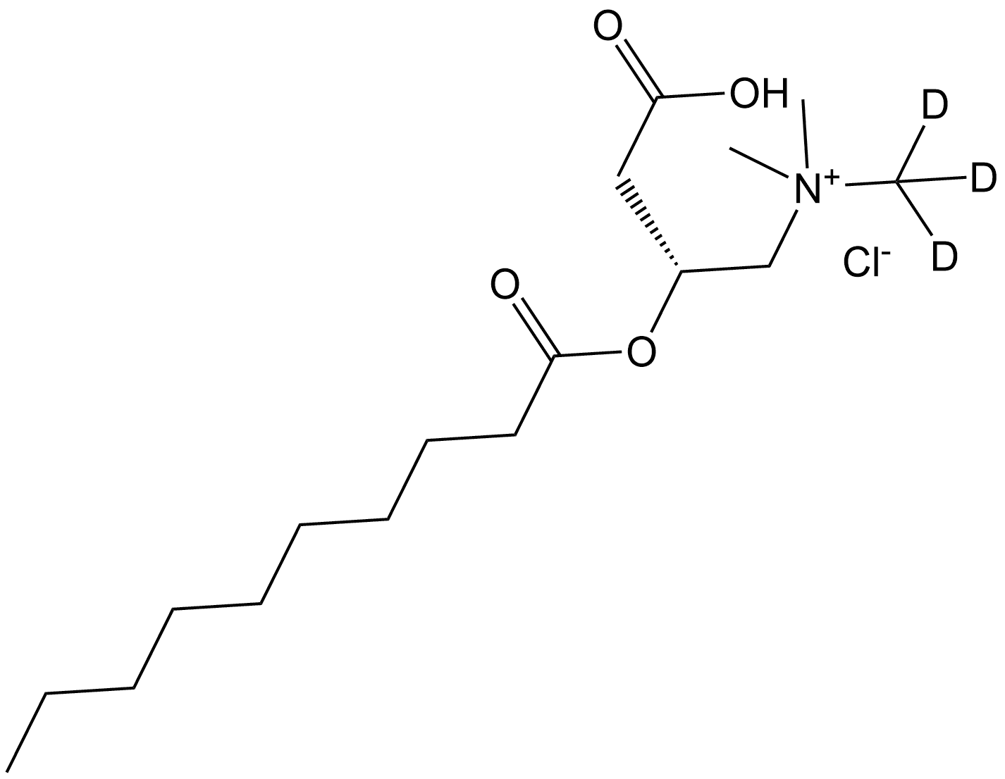 Decanoyl carnitine-d3 HCl