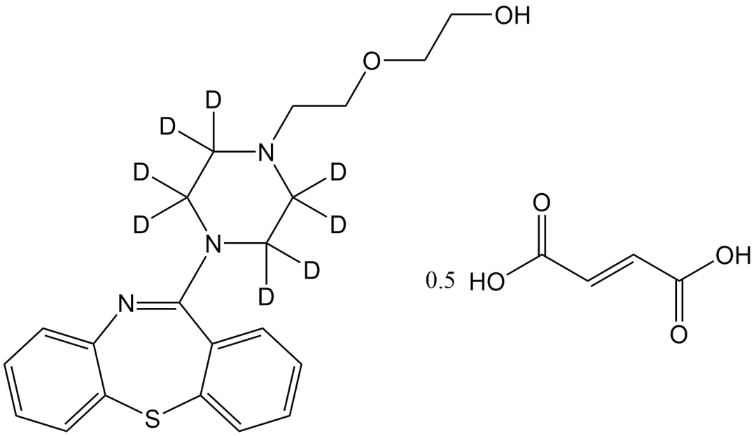Quetiapine-d8 Hemifumarate (piperazine-d8)