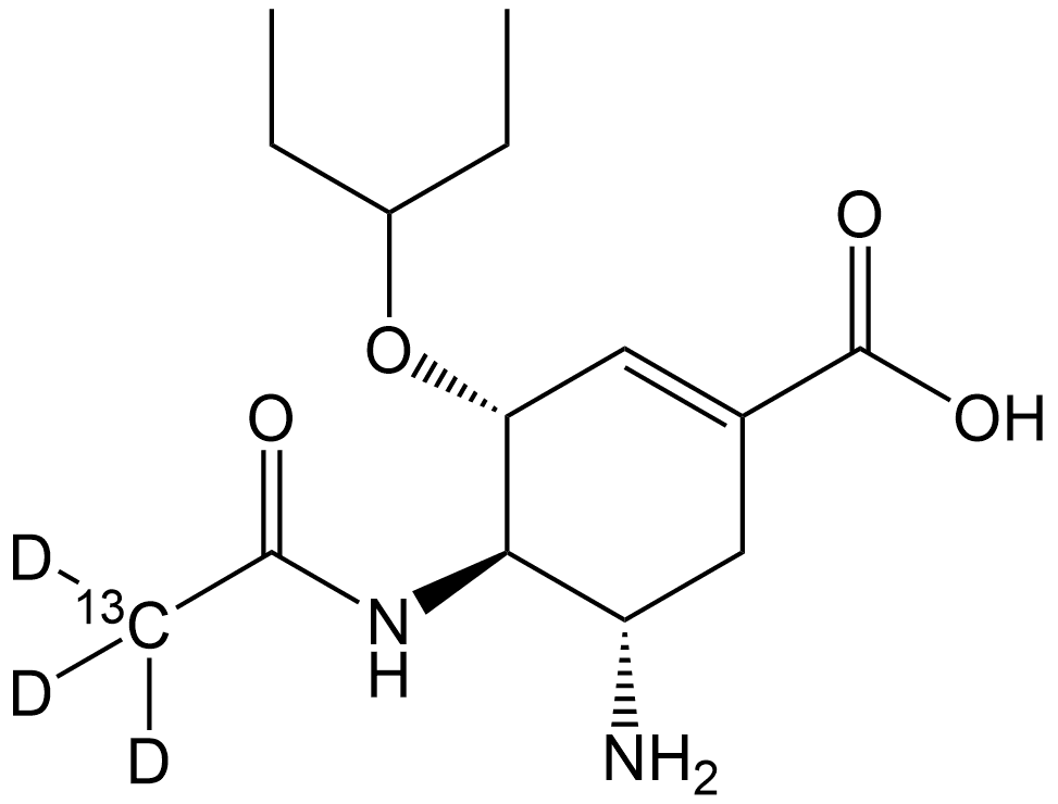 Oseltamivir-13CD3  acid