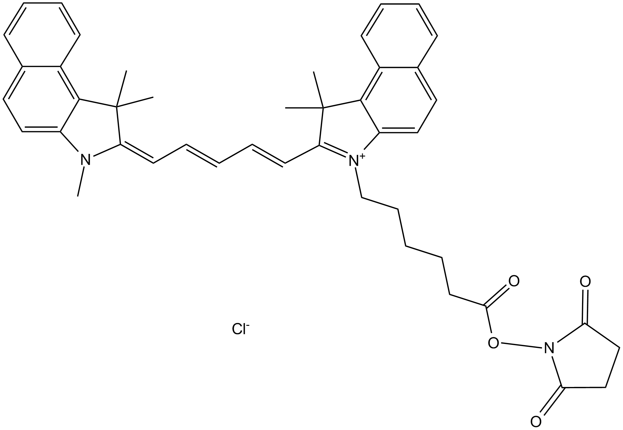 Cy5.5 NHS ester (non-sulfonated)