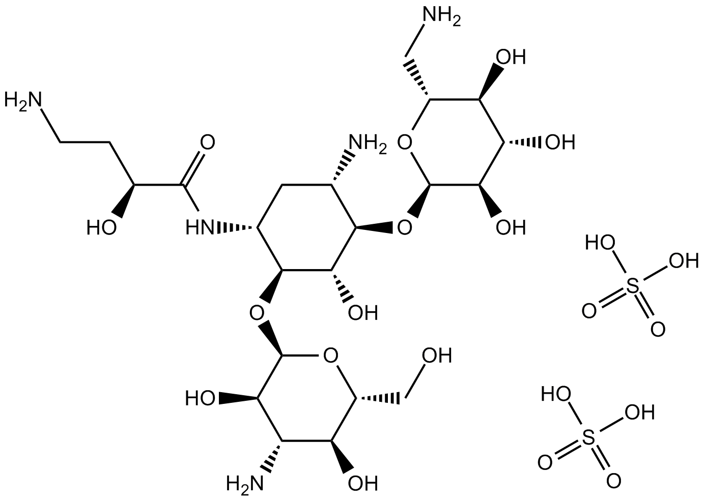 Amikacin disulfate