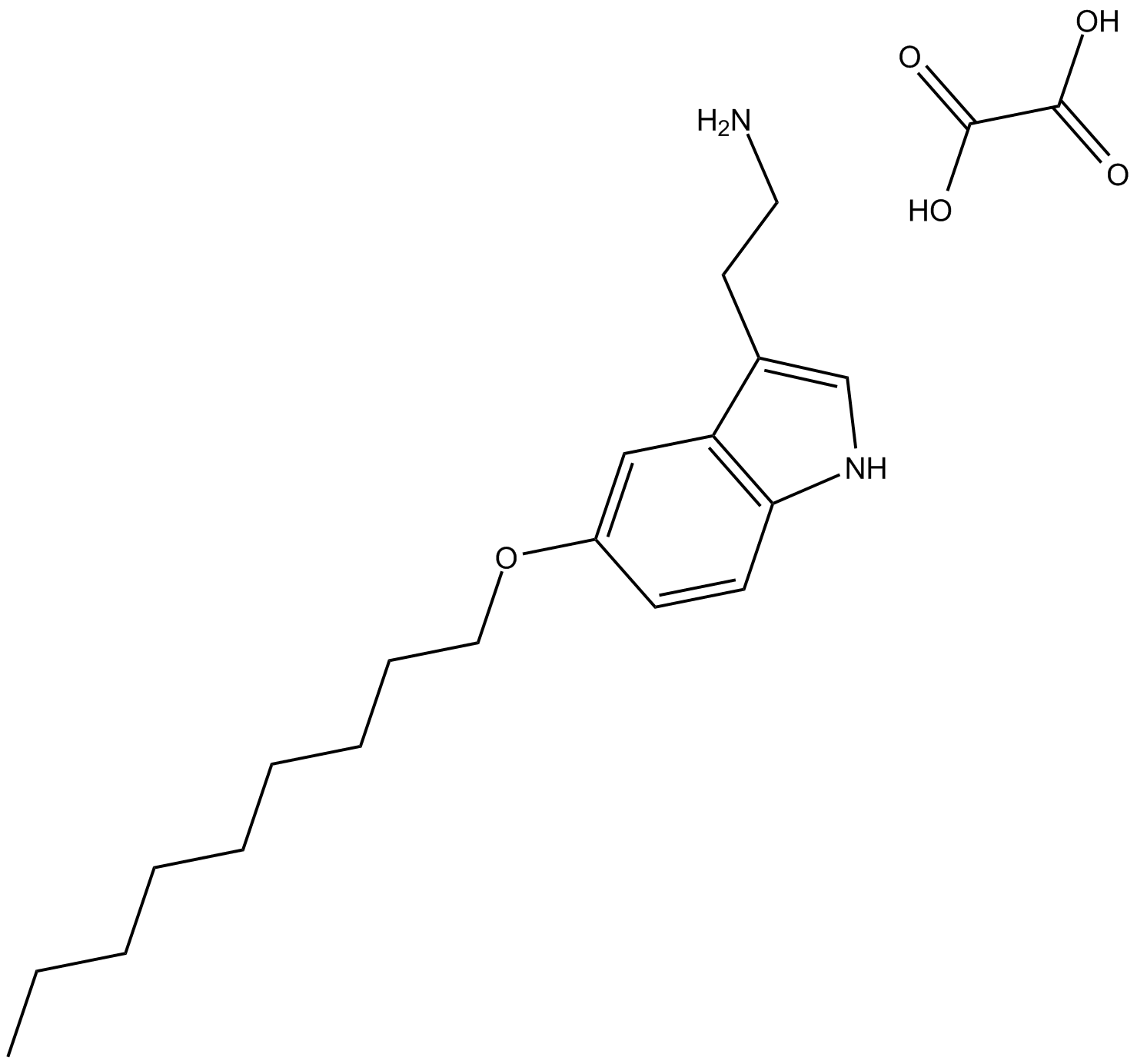 5-Nonyloxytryptamine oxalate