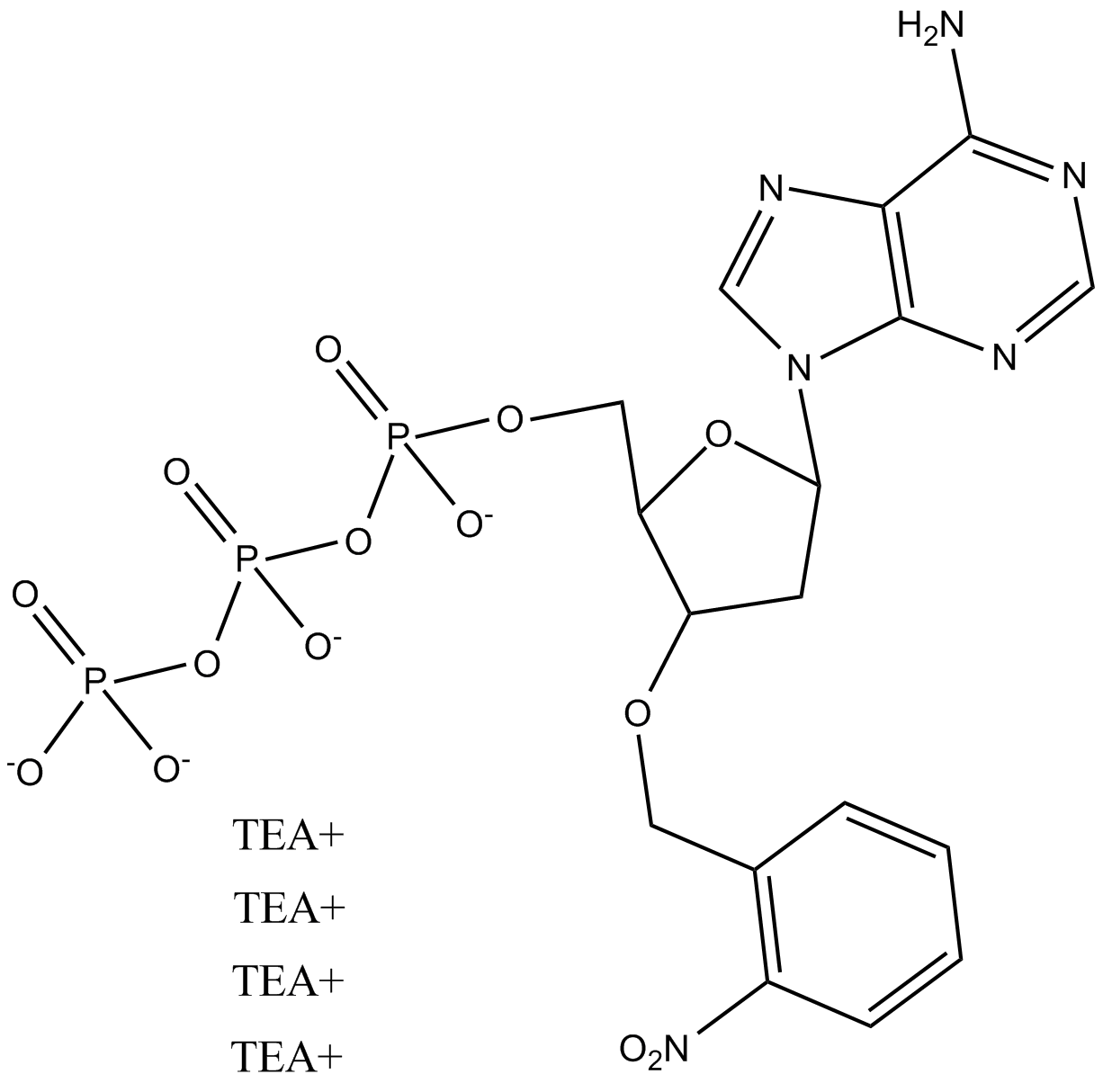 3'-O-(2-nitrobenzyl)-2'-dATP
