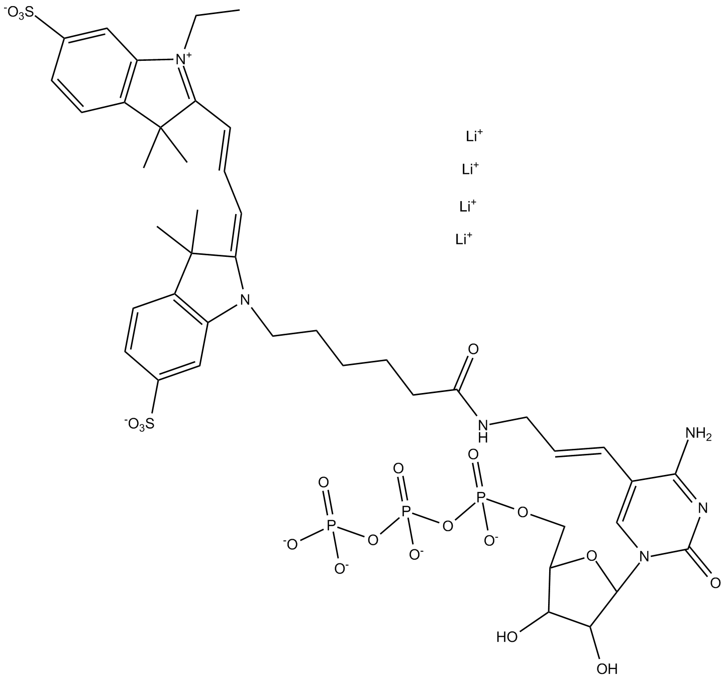 Cyanine 3-AA-CTP