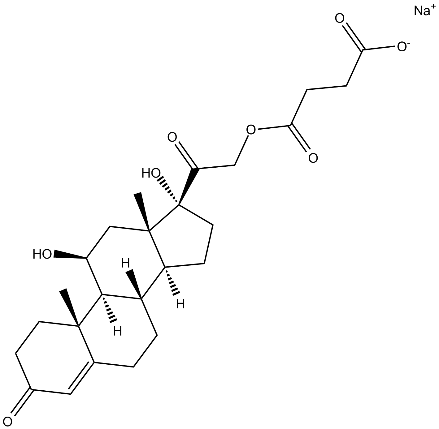 Hydrocortisone 21-hemisuccinate (sodium salt)