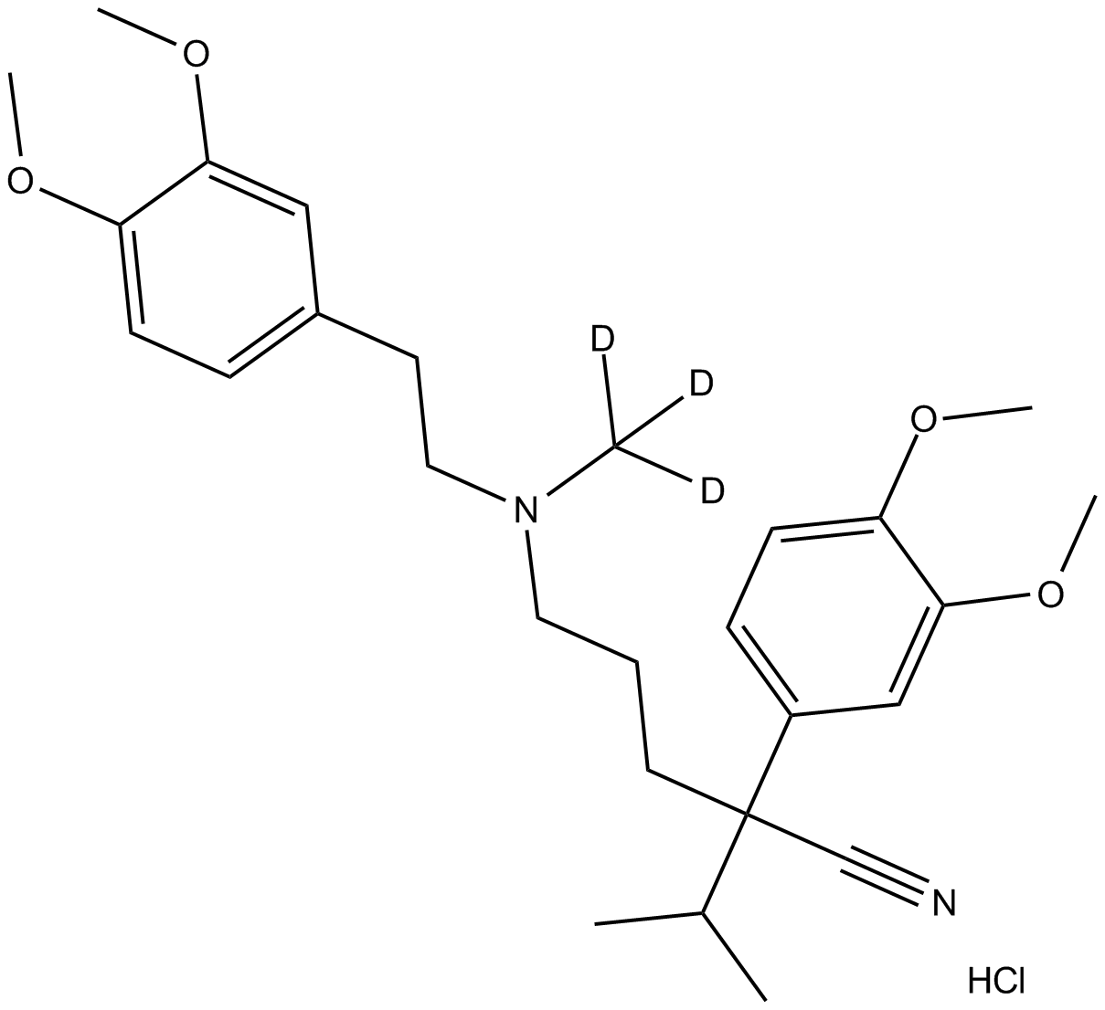 (±)-Verapamil-d3 (hydrochloride)
