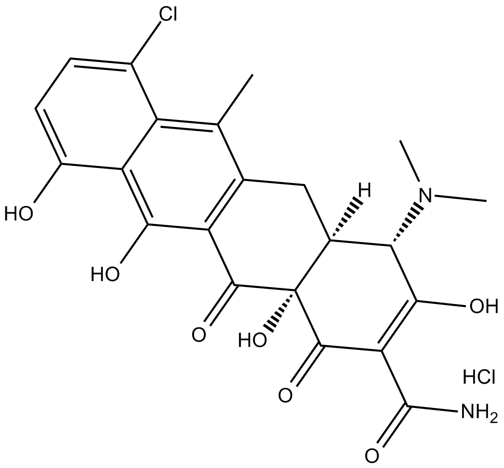 Anhydrochlortetracycline (hydrochloride)