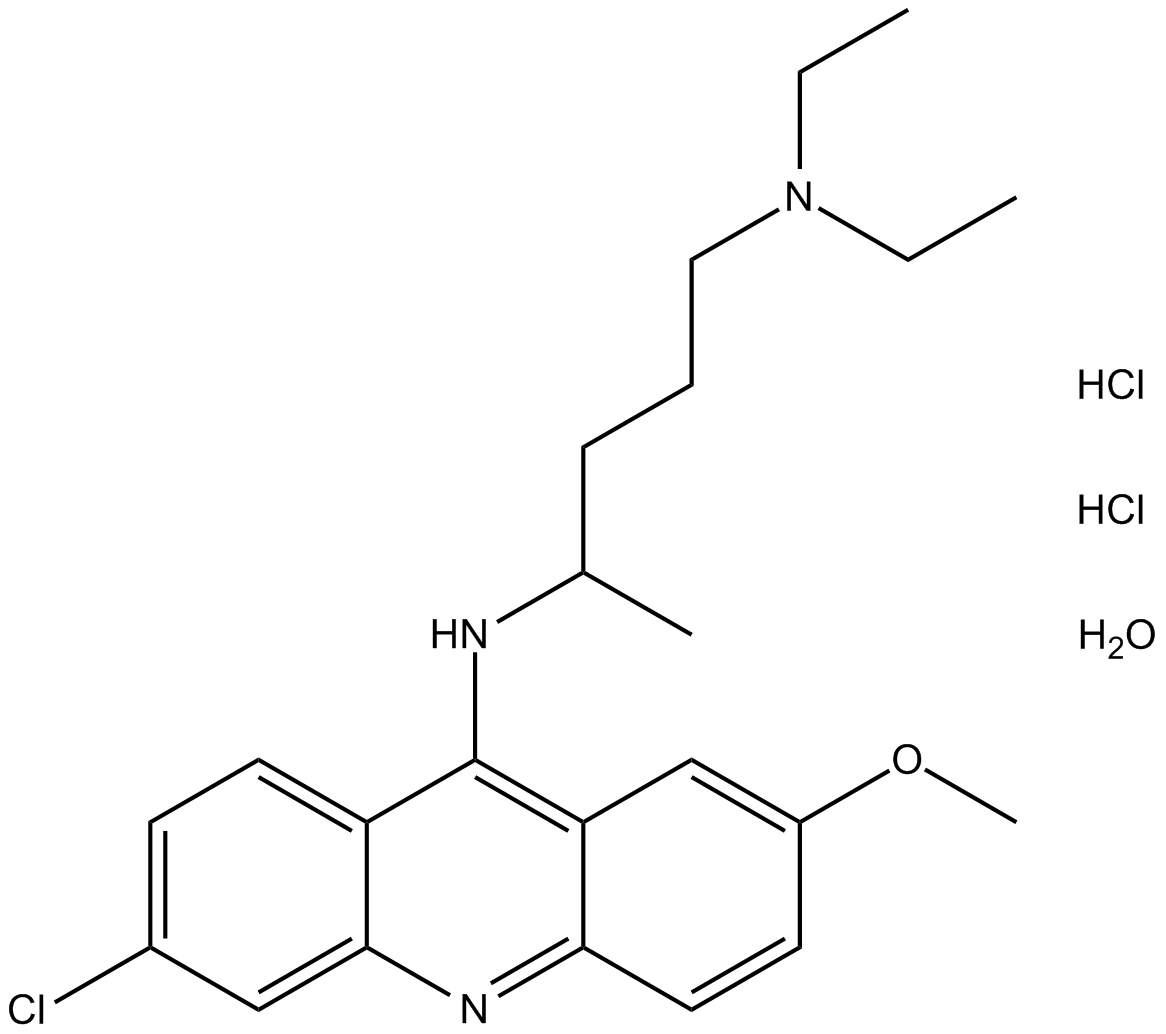 Quinacrine (hydrochloride hydrate)