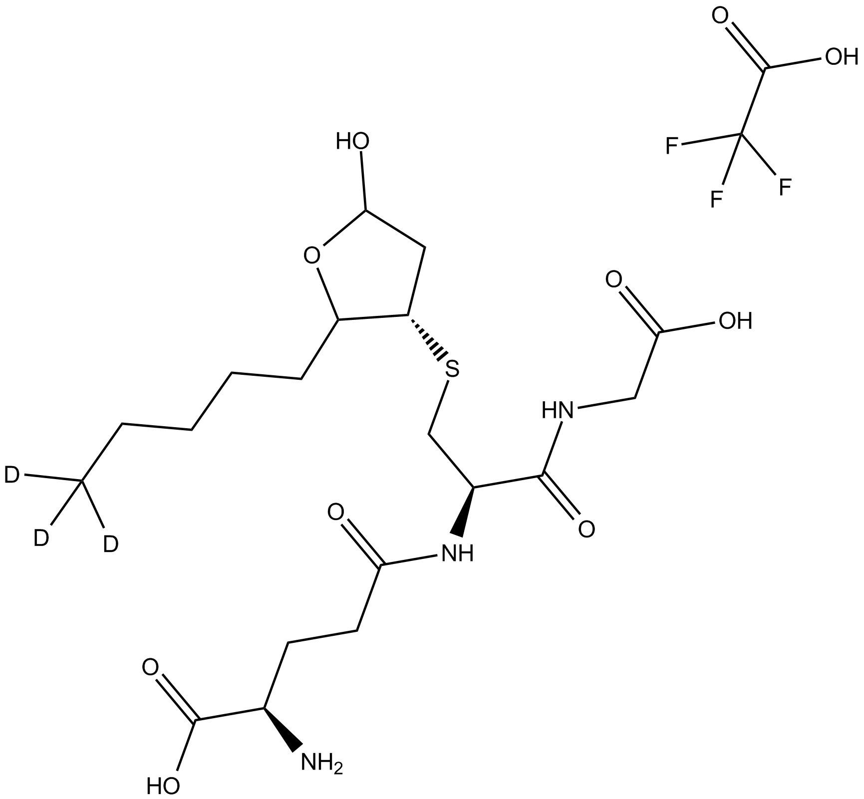 4-hydroxy Nonenal Glutathione-d3 (trifluoroacetate salt)