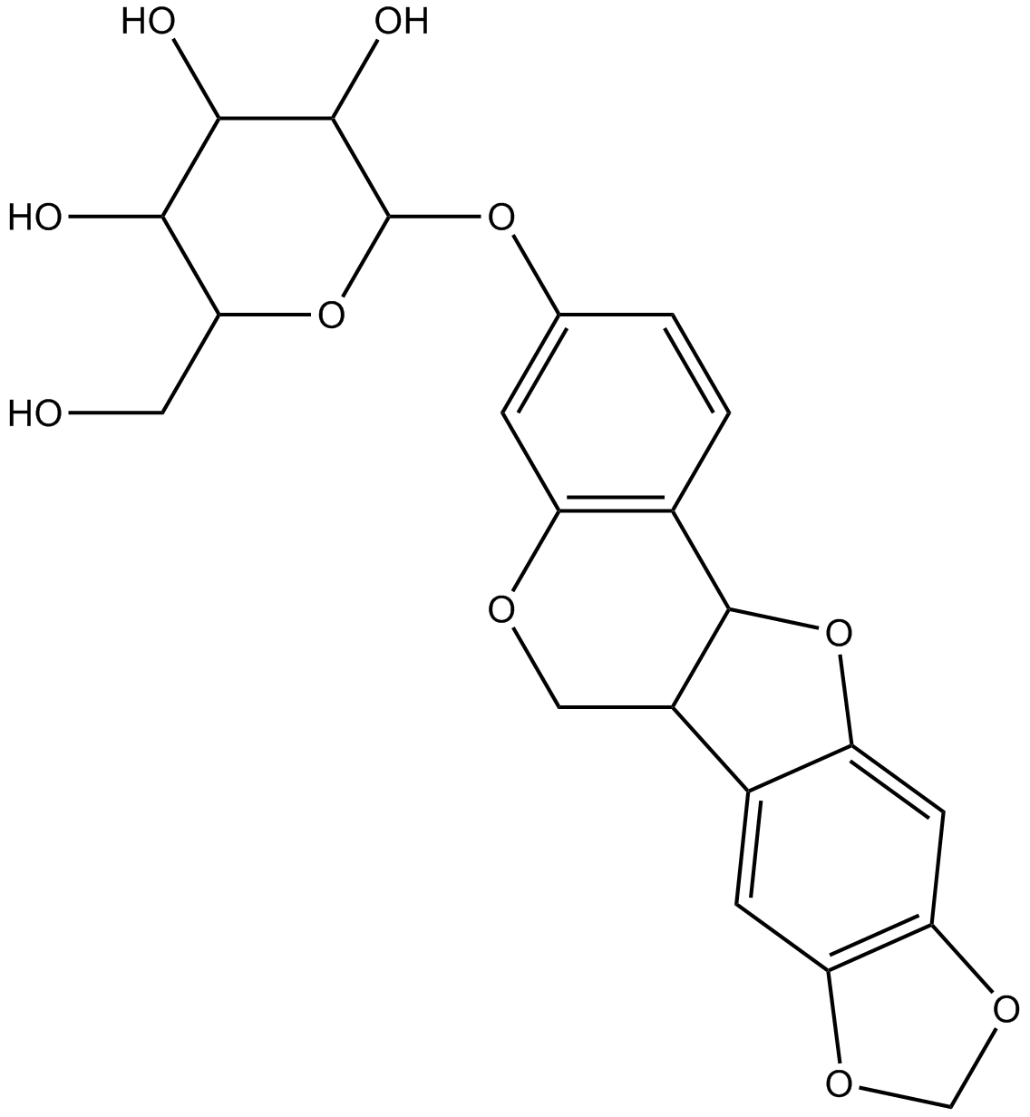 Trifolirhizin;(-)-Maackiain-3-O-glucoside