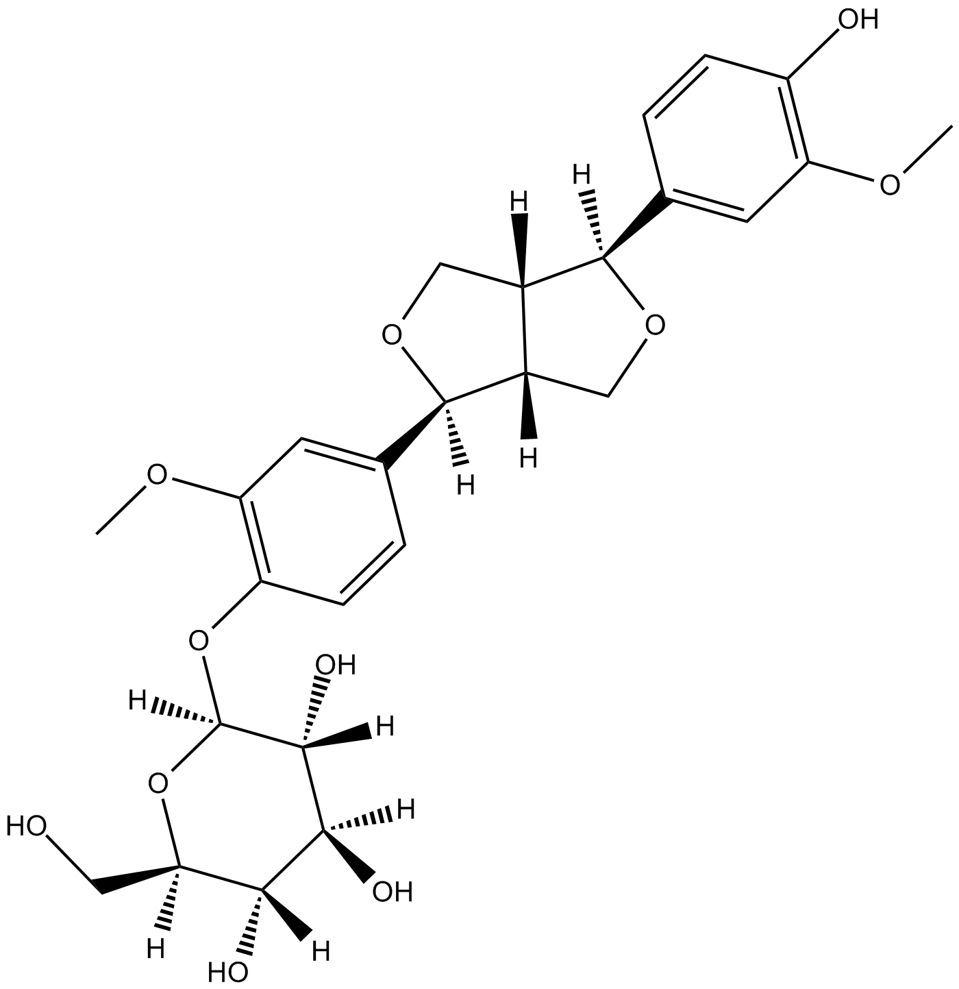 (+)-Piresil-4-O-beta-D-glucopyraside
